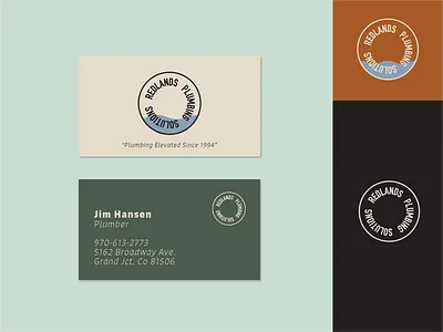 Redlands Plumbing Solutions circle drain logo plumber plumbing