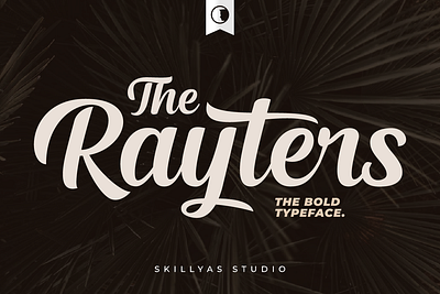 The Rayters Bold Script Font branding design font graphic design icon illustration illustrator logo typeface vector