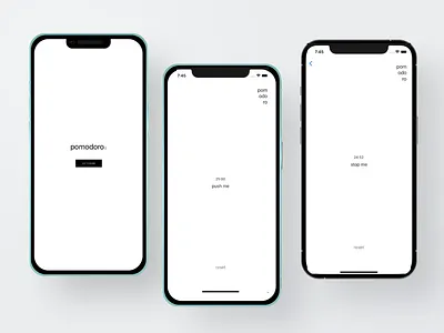 Pomodoro App app branding graphic design logo pomodoro ui
