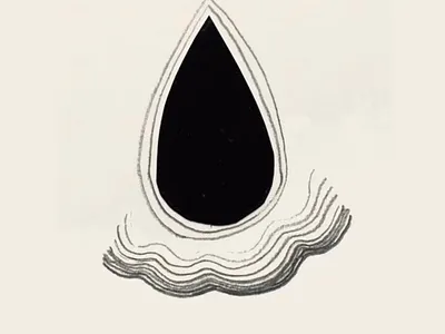 The waves (still frame of animation gif) animation crying mourn sadness sea sea swell tear tears wave waves