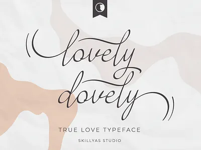 Lovely Dovely Romantic Handwritten Font art branding calligraphy design graphic design illustration script font typeface vector