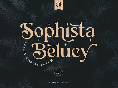 Sophista Belucy Display Beauty Font art branding design display font font graphic design illustration logo sans serif ui ux vector
