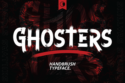 Ghosters Handbrush Font art branding brush design graphic design handwritten illustration logo ui ux vector