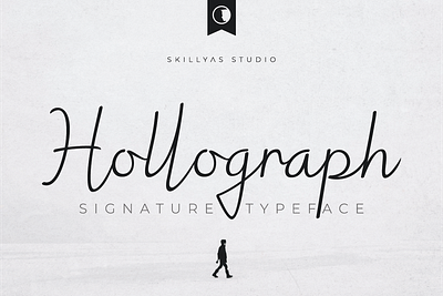 Hollograph Signature Font art branding design graphic design illustration logo signature font ui ux vector