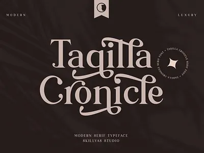 Taqilla Cronicle Modern Serif Font branding design graphic design illustration illustrator logo ui ux