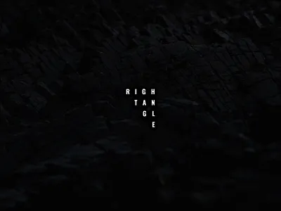 Right Angle Concept agency angles black branding design agency logo letters logo personal branding rocky typographic logo typography white