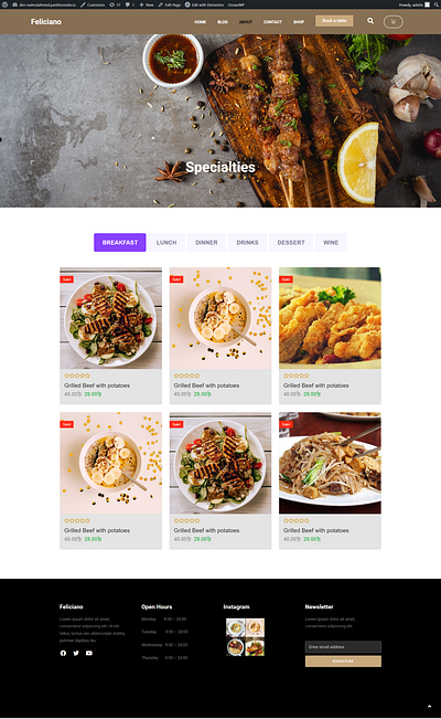 E-commerce website customization ecommerce elementor website woocommerce wordpress wordpress design