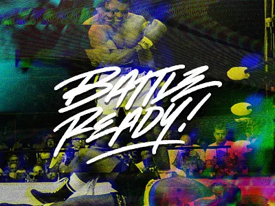 Battle Ready Sermon Series cover graphic design lettering series sermon typography