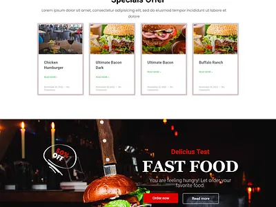 Restaurant website customization design elementor website design wordpress