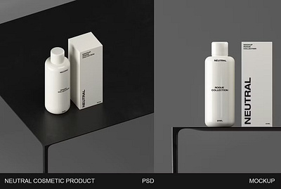 Neutral Cosmetic Product Mockup bottle bottle cap bottle label bottle label mockup bottle mockup box cosmetic cosmetic bottle mockup cosmetic box mockup cosmetic jar mockup cosmetic tube mockup cosmetics packaging label design label mockup label template neutral cosmetic product mockup photoshop