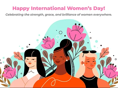 International Women's Day #IWD app branding design graphic design illustration logo typography ui ux vector