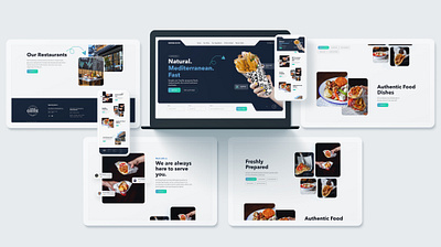 Going Greek food website UI design brand guideline branding business logo business logo design design graphic design illustration logo ui vector website design