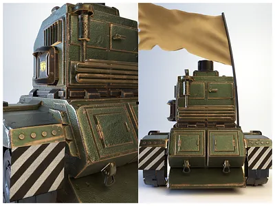 My Concept Tank 3d 3d modelind cinema 4d concept