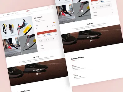 Product Overview design minimal product overview product page ui ux web website