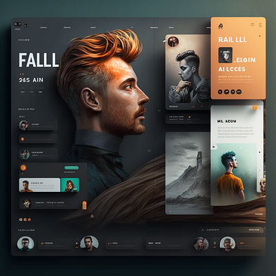 Agency UI Design 3d agency animation motion graphics seo ui web agency