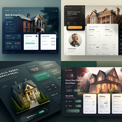 Real State Web UI 3d animation branding motion graphics real state ui