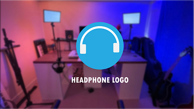 Headphone Logo 3d animation branding business card design business card logo business logo creative logo creative top logo design flayer graphic design illustration logo motion graphics nice logo top logo