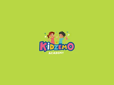 Kidzemo Academy branding graphic design identity kids logo nursery
