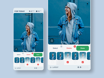 Photo App (WIP) app design gallery ios photo ui ux