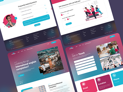 Teenagle Website Design - 2022 - Live Link branding clean design header illustration logo sketch ui uiux uxdesign