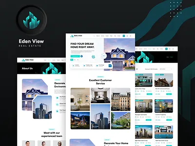 Eden View Real Estate eden view edenview edenview real estate estate house luxury real estate app product design real estate real estate site desktop real estate website ui ux web webdesign