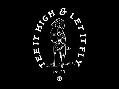 Tee it high & let it fly ⛳️ branding character design illustration logo minneapolis mn texture ui vector