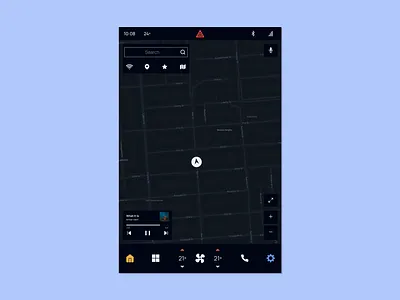 Car Interface auto automobile car daily ui dailyui ev interface map navigation software ui uidesign vehicle