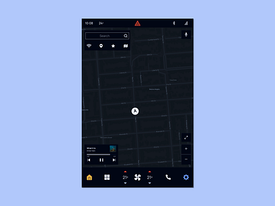 Car Interface auto automobile car daily ui dailyui ev interface map navigation software ui uidesign vehicle