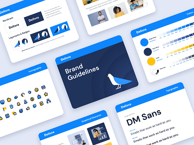 Delivra Brand Guide branding web web design