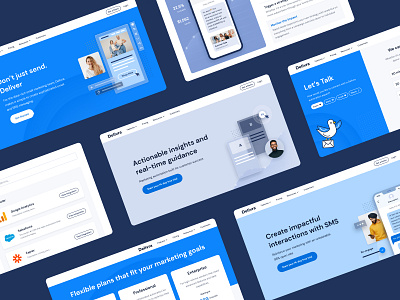Delivra Website Design branding graphic design saas ui ux web design website