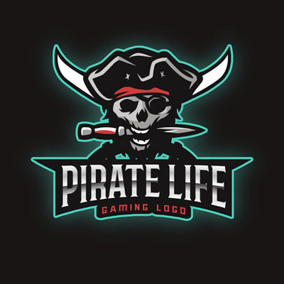 Pirate Logo animation graphic design logo ui