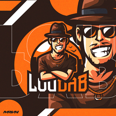 LOUDAB Portrait Mascot logo branding cool design esports gaming logo illustration logo mascot portrait twitch vector