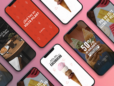 Social Media - Volta Pilar app branding design graphic design illustration logo typography ui ux vector