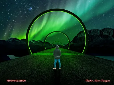 Galaxy Road composition design graphic design manipulation