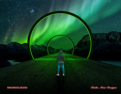 Galaxy Road composition design graphic design manipulation