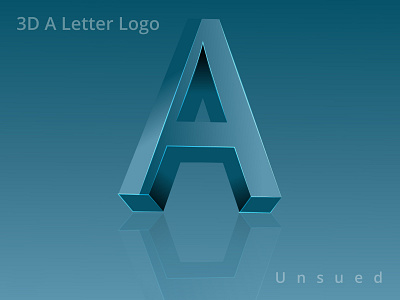 3D A Letter Logo 3d logo branding creative logo gradient logo grid logo illustration letter logo logo logo branding logo concept logo design logo designer logo idea logo inspire logo process logo room logos ai nft professional logo symbol