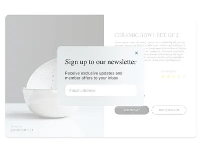 Pop Up / Overlay app appdesigner australia branding challenge dailyui design illustration logo productdesigner ui uiuxdesigner ux webdesigner