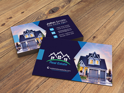 Real Estate Business card 3d animation branding design graphic design illustration logo typography ui ux vector