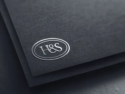 H&S 3d brand brand identity branding creative graphic design logo modern monogram stamp vector