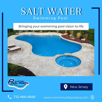 Salt Water Swimming Pool Installation NJ fiberglasspool gunitepool saltwaterpool swimmingpools