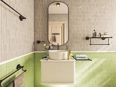 Pastel Colors Bathroom Interior Design. 3d visualization architectural design bathroom design interior design room design ideas