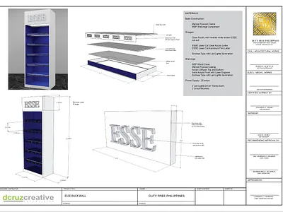 Duty Free Backwall Project
