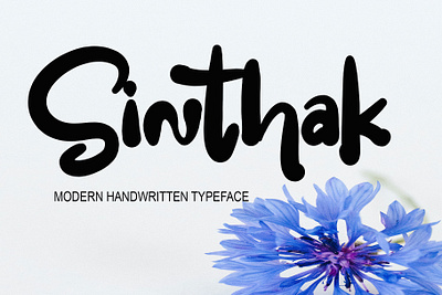 Sinthak branding design font graphic design handwritten fonts illustration logo typeface typography ui