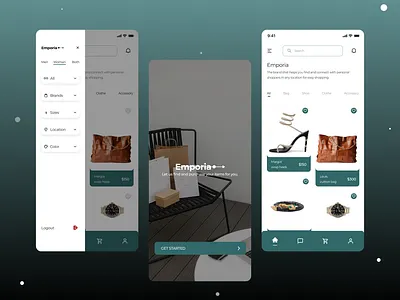 Emporia shopping app app dailyui design shopping ui ux