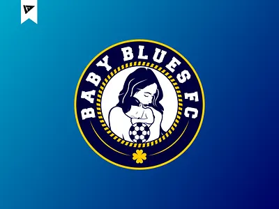 Baby Blues FC | Mascot Logo Football brand branding design e sport e sprot esport game gaming gaminglogo graphic design illustration inspirationdesign logo logo esport logoesport logosport sport team typography vector