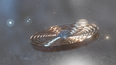 Golden Rings 3d motion graphics