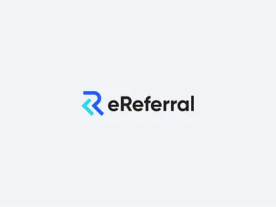 e-Referral | Logo Desigin e+R Letter branding design er letter logo logo design