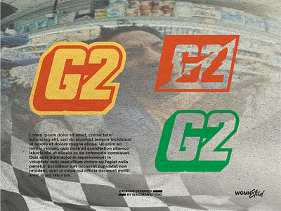 Custom G2 Logo Typography Design text design