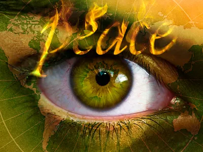 Peace fire firetype hope peace typetreatment typographic war