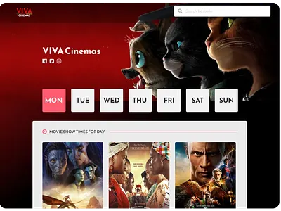 Vivas Cinema Redesign ui ux